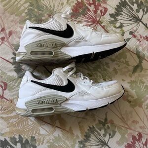 Nike Air Max White and Black Sneakers